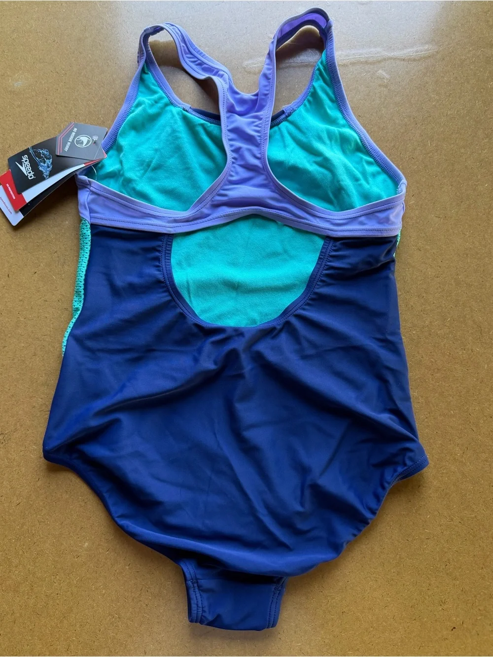 Speedo NEW Girls One Piece Competition Swim Suit Size 14 #260071